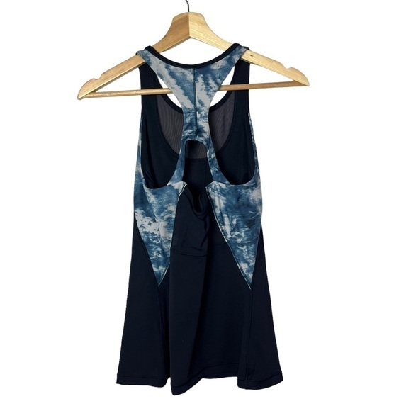 Lululemon Mesh With Me Naval Blue Athletic Tank Top 6 - Picture 4 of 7